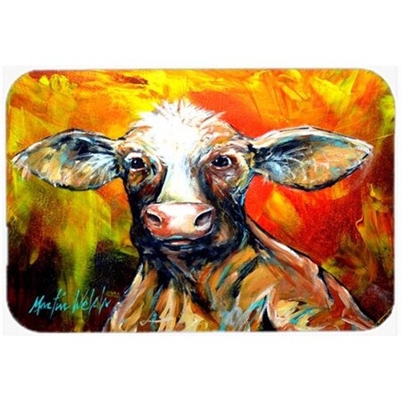 Carolines Treasures MW1225LCB Another Happy Cow Glass Cutting Board, Large MW1225LCB